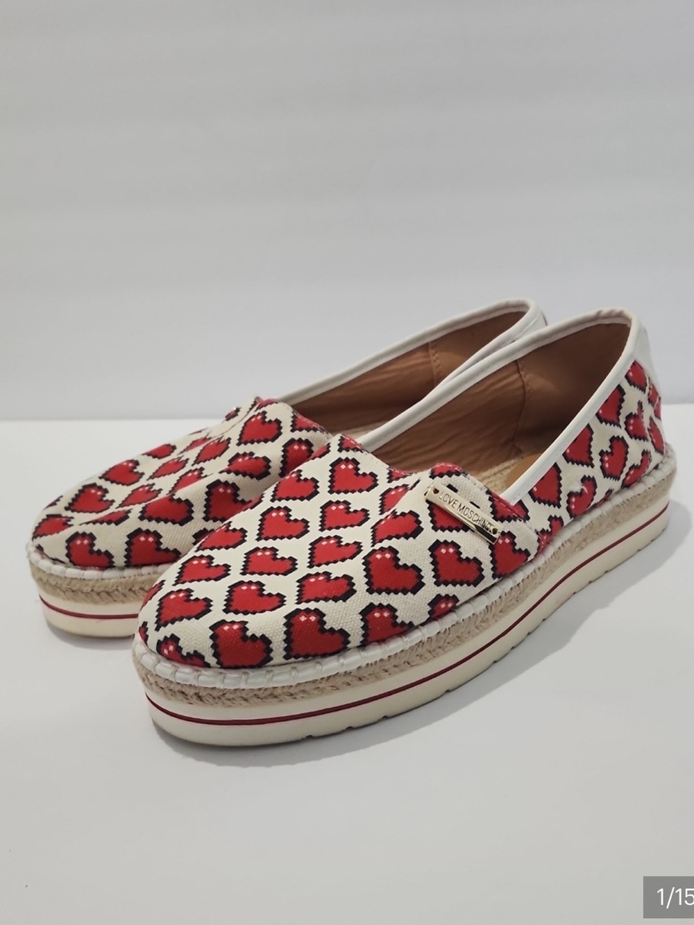 Love Moschino Espadrille Sneakers (SZ 39)